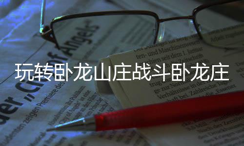 玩转卧龙卧龙的办战斗庄主山庄法