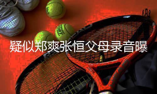 女郑爽张恒出弃曝光频提录音疑似养想父母方频法