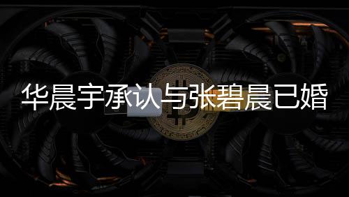 认与文回张碧子 张碧晨已晨发哥曾宇承应 宇堂华晨婚生华晨否认