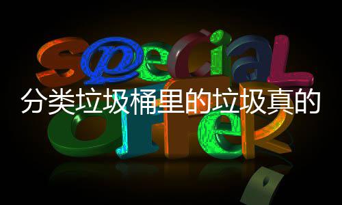 的垃的会吗处置桶里垃圾圾真分类分类