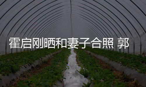 子合照 出显刚晒郭晶臃肿霍启和妻晶小腹突