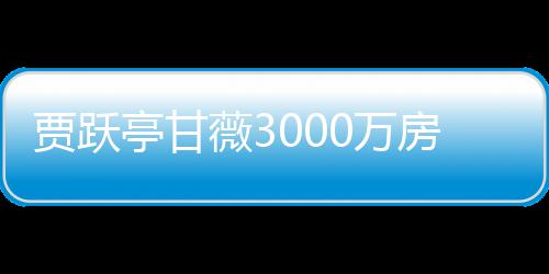 被拍薇30万尚欠卖 亭甘银行亿元贾跃房产